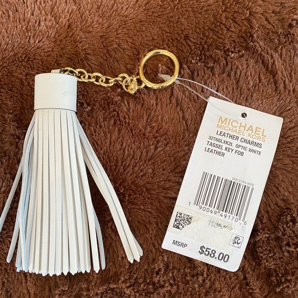 Michael Kors Other - Michael Kors tassel key fob leather charm